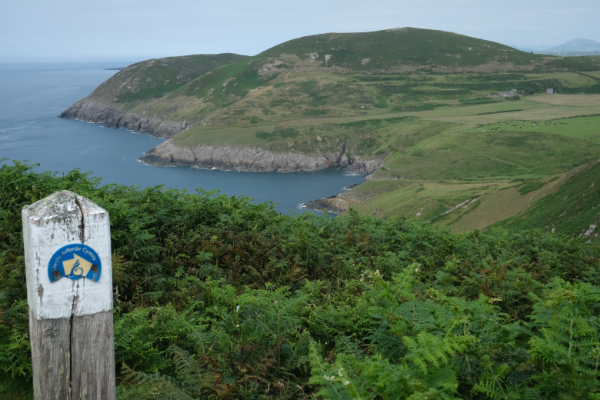 The view along the Llŷn coastline.